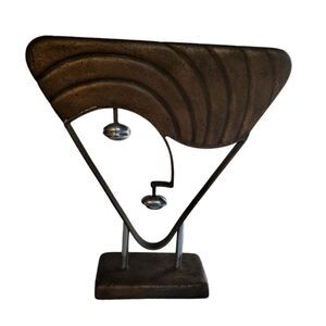 Triangular Mask Sculpture